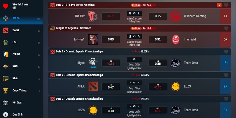 Nhà cái WW88 cung cấp hàng loạt cơ hội cá cược Dota 2 mỗi ngày