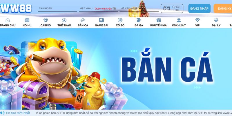 Đôi nét giới thiệu về sảnh bắn cá WW88 